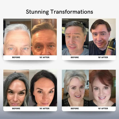 Polar Haircare -  Hair Dye Shampoo for Gray Hair for Women & Men - Natural Semi Permanent Vegan Hair Color Shampoo - Ammonia-Free Gray Hair Shampoo for Women - 3-in-1 Gray Coverage 6.76 Fl Oz